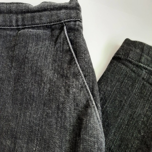 d & co| Black Elastic Waistband Womens Jeans Size L - Picture 3 of 5